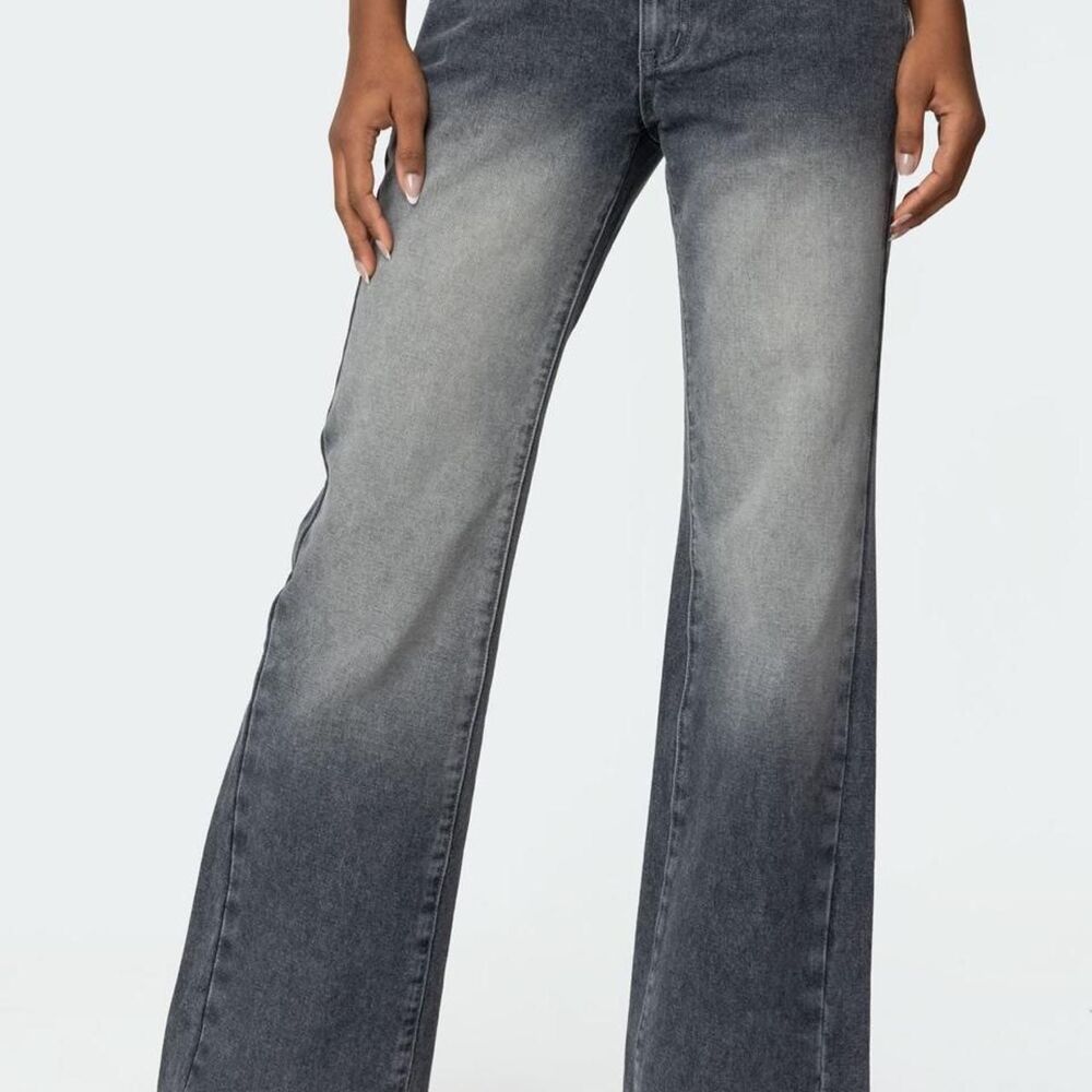 Edikted Women's Blue and Navy Jeans